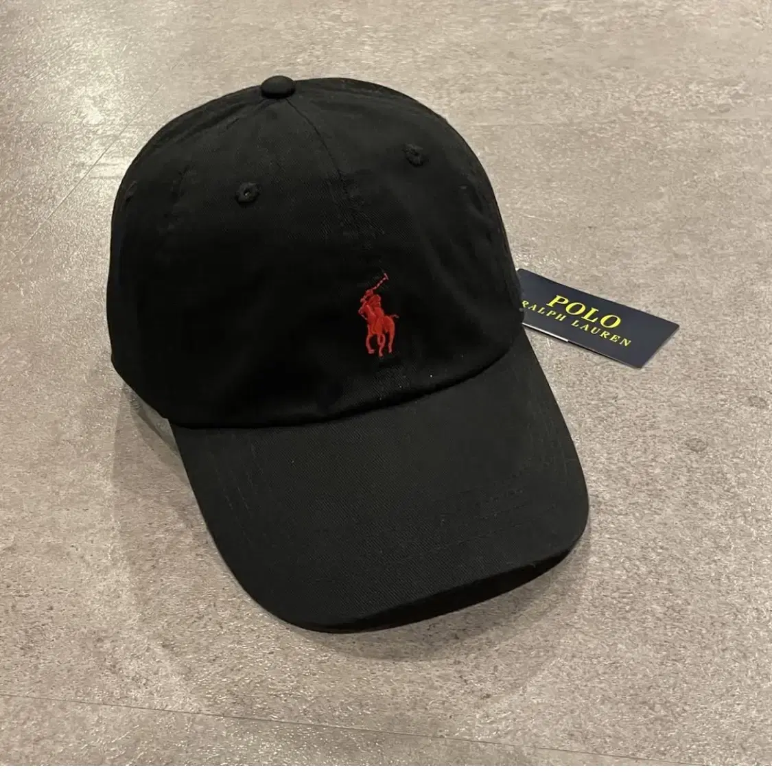 POLO ralphlauren 폴로 랄프로렌 자수로고 볼캡 블랙 검정